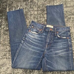 Madewell High Rise Slim Boyfriend Jeans